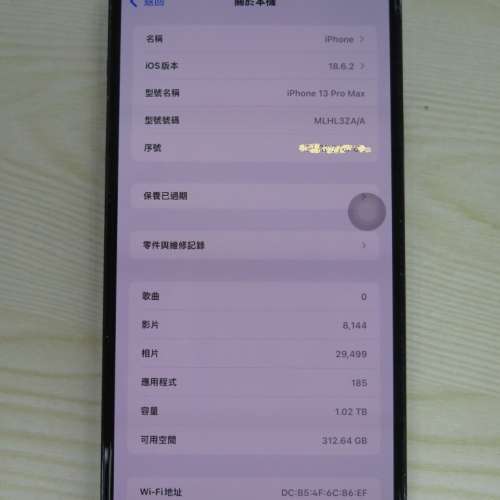 iphone 13 Pro Max 1TB 天峰藍