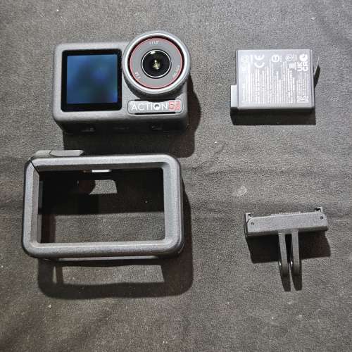 DJI 大疆 ACTION 5 Pro 跟1電及保護框 98%以上新 冇盒冇單冇證冇保 不包記憶卡