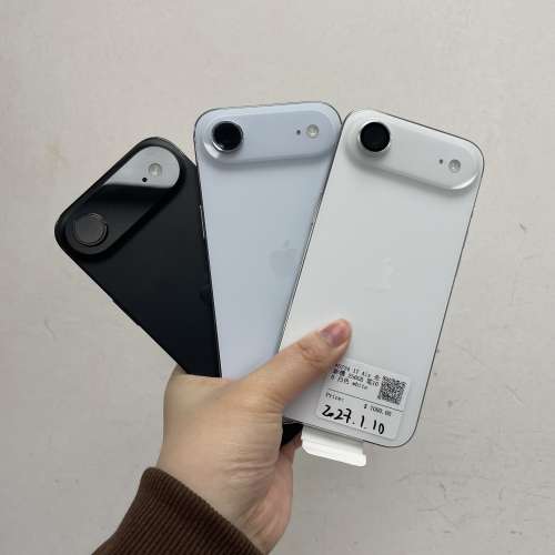 （💖Apple新款iPhone 17系列💖）✨Apple iPhone 17 Air✨/香港行貨/藍色🩵白色🤍黑...