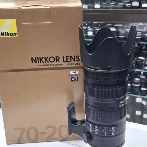 感謝有愛客人蔡先生捐出 NIKON AF-S NIKKOR 70-200MM F2.8G ED VR ll LIKE NEW $580...