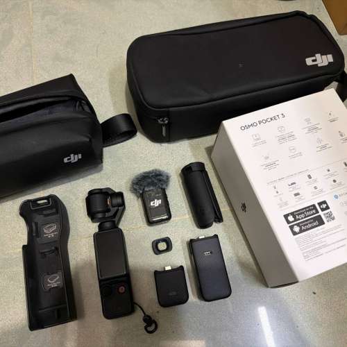 $2700 快走 99新 DJI pocket 3 全能套裝 Creator Combo 有玻璃貼 有盒 齊配件