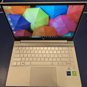 HP Pavilion Laptop 14-dv0050tx(1135G7/16GB/512GB/White) 95% New/100% Work