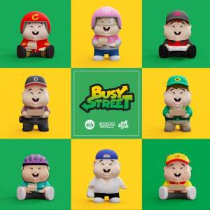 Unbox industries X Jim Dreams - Chubbi Cheeks 《BUSY STREET》