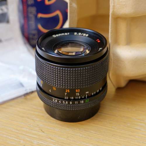 Contax CY mount Zeiss Sonnar 85mm 2.8 MMG