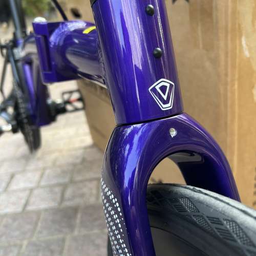 (紫色 電變 12速 40T飛輪) 2025最新款JAVA NEO 電變12速 紫色碟剎349鋁合金折叠車（...