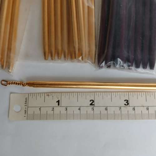 一手100枝金屬原子筆有鏈可做吊件用，長約4.5寸。多年前從從德國進口，需自行更換筆...