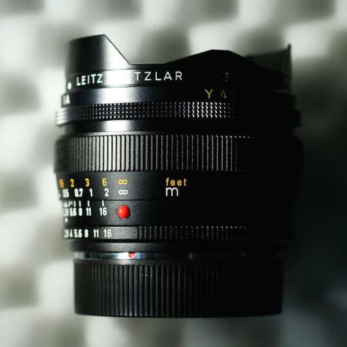 [[ Mint + ]] Leica Leitz Fisheye Elmarit R 16 / 2.8 16mm f2.8 內置遮光罩 filter
