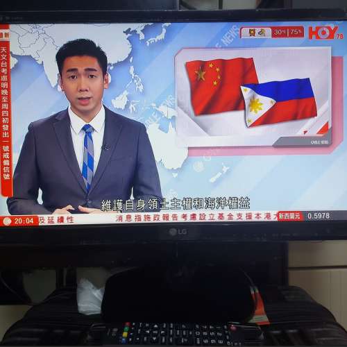 屯門良景輕鐵站交收 LG 個人電視 24MT46 24吋 LED 數碼電視 連遙控及底座