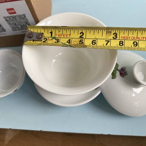 香港蓮香樓 三才蓋碗茶具