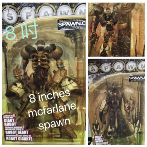 全新麥法蘭再生俠8 吋大機械人模型玩具New mcfarlane giant robot spawn figure toy