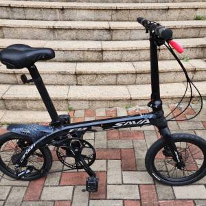 碳纖維16吋 9速 摺疊 摺合 單車 carbon