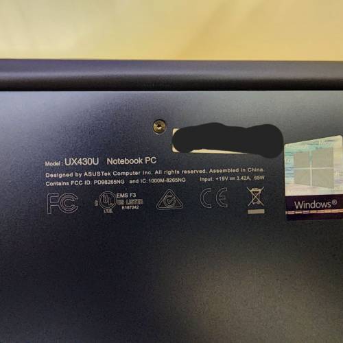 Asus zenbook 14 ux430u