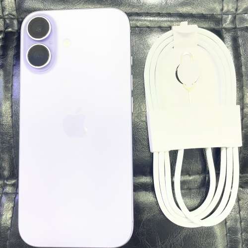 99%New iPhone 17 256GB 紫色 蘋果保養至2026年10月19日 電池效能100% 香港行貨 自...