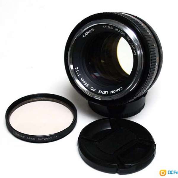 Canon FD 55mm f1.2 Chrome nose 銀咀