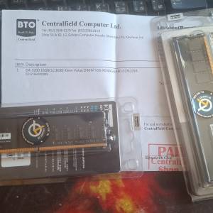 出售Klevv D4 2x16g 3200Hz Ram