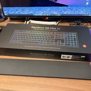 Keychron Q6 Max 白色 香蕉軸