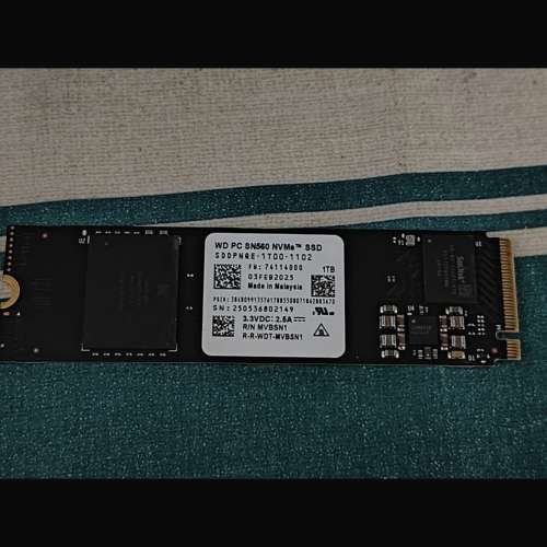 Nice New WD 1TB SN560 NVME 4.0 SSD