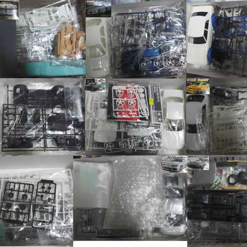 (全走不散) 19盒 1/24 模型車 (快取者優先) ( Aoshima / Fujimi / Tamiya )