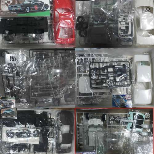 (全走不散) 19盒 1/24 模型車 (快取者優先) ( Aoshima / Fujimi / Tamiya )