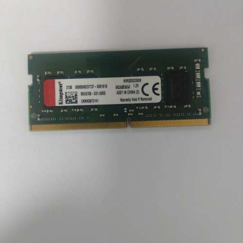 Kingston DDR 4 3200 8G 100%正常