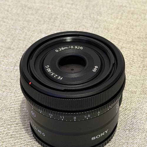 Sony FE 40mm F2.5 G 鏡頭