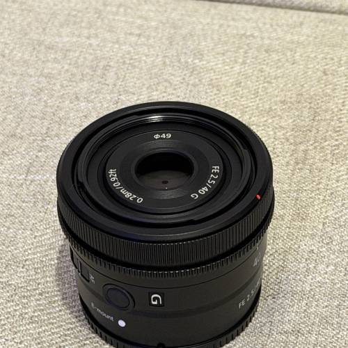 Sony FE 40mm F2.5 G 鏡頭