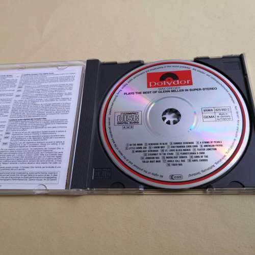MAX GREGER PLAYS THE BEST OF GLENN MILLER 西德銀圈版