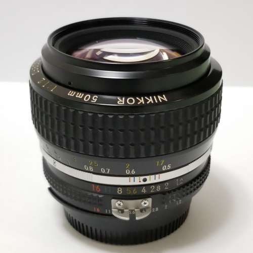 NIKON NIKKOR 50MM 1:1.2 手動對焦鏡頭9成半新