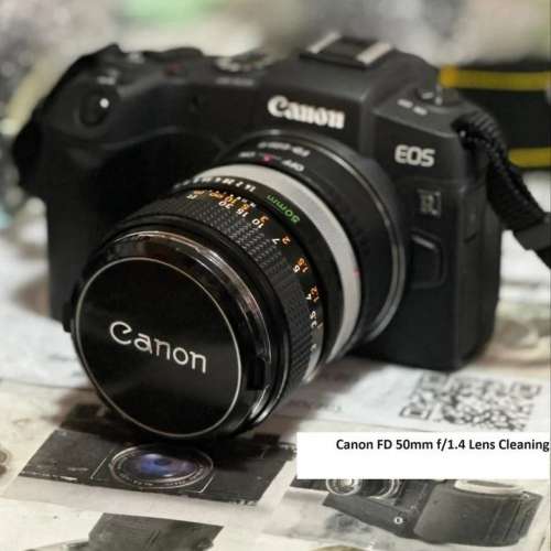 Repair Cost Checking For Canon FD 50mm F/1.4 (1971) Lens Cleaning