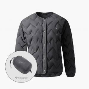 Kolon Sport TV-JDW24-922 80% 鹅绒輕量羽绒 連收納袋 黑色 M 165/88A (95) 95% New