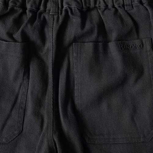 Kriff Mayer 2114102 山系男女腰帶長褲 黑色 L