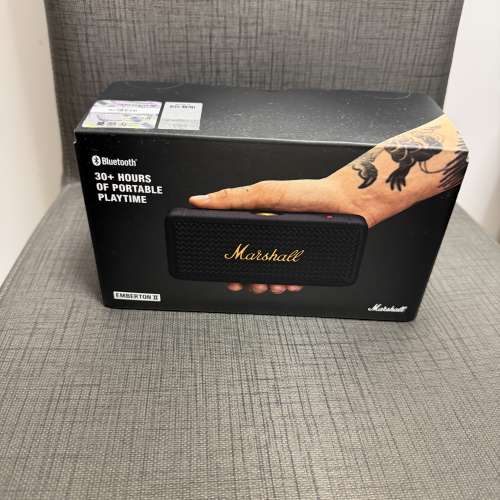 Marshall 馬歇爾Emberton II 防水藍牙喇叭 黑金色 MHP-96234