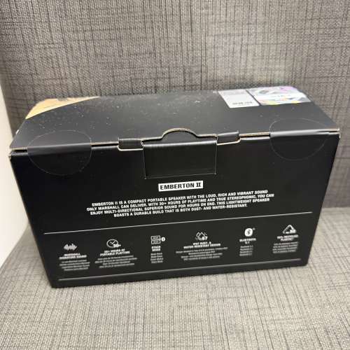 Marshall 馬歇爾Emberton II 防水藍牙喇叭 黑金色 MHP-96234