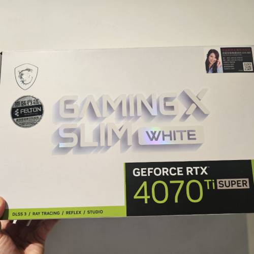 放MSI RTX 4070 Ti SUPER GAMING X SLIM WHITE 白 有單有保