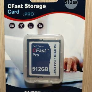 全新 Super Talent CFast Pro 512GB CF card
