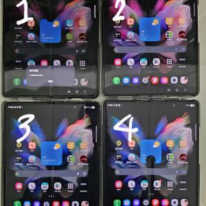 二手Samsung Zfold3瑕疵完美工作機多部