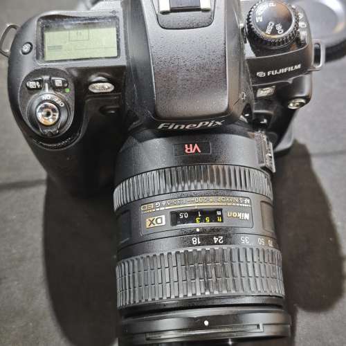 Fujifilm S3 PRO 富士 CCD  s3PRO + Nikon 尼康 18-200 G  VR  鏡片有少許發霉 功能...