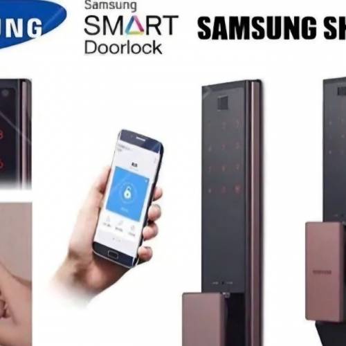 【全新未拆】Samsung SHP-DP738 智能門鎖（玫瑰金）- 公司抽獎放售「指紋/藍牙/推拉...