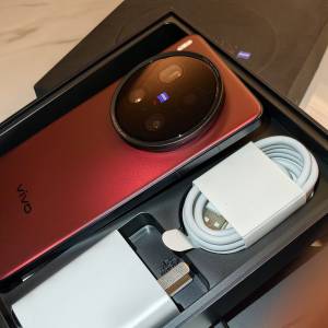 99%新 vivo X200 ultra 16+512G 全套齊有盒 紅色
