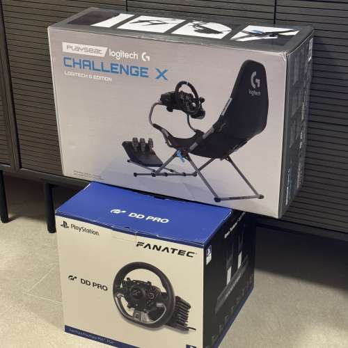 Full Set Fanatec 賽車模擬器 Playseat Racing Simulator