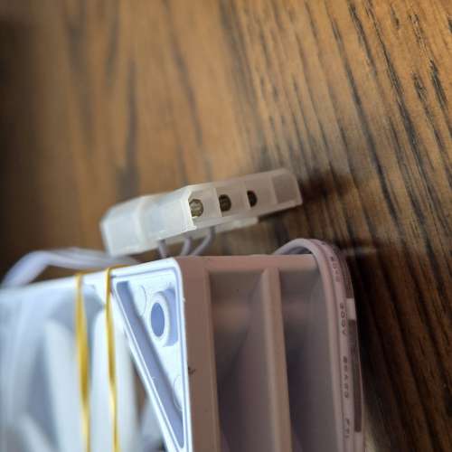 Antec fan white 120 Molex - set of 2