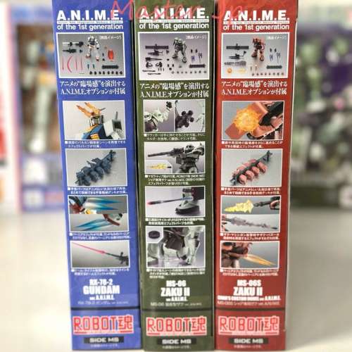 全新 BANDAI [ROBOT魂] RX-78-2 高達 MS-06 渣古 馬沙專用渣古 ver ANIME (2024年版)