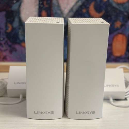 Used 二手 Linksys Velop AC4400 三頻 Mesh WiFi 路由器 (2件裝) 白色