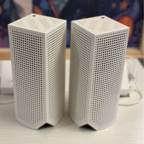 Used 二手 Linksys Velop AC4400 三頻 Mesh WiFi 路由器 (2件裝) 白色