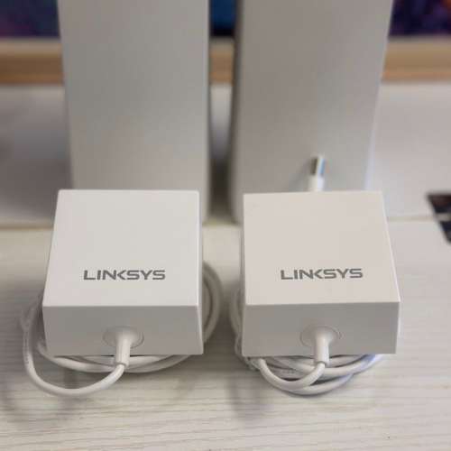 Used 二手 Linksys Velop AC4400 三頻 Mesh WiFi 路由器 (2件裝) 白色