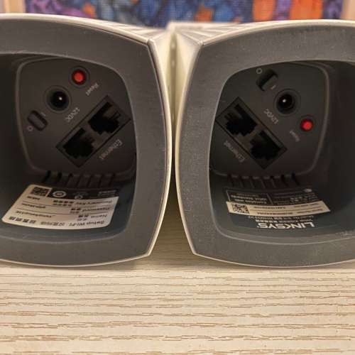 Used 二手 Linksys Velop AC4400 三頻 Mesh WiFi 路由器 (2件裝) 白色