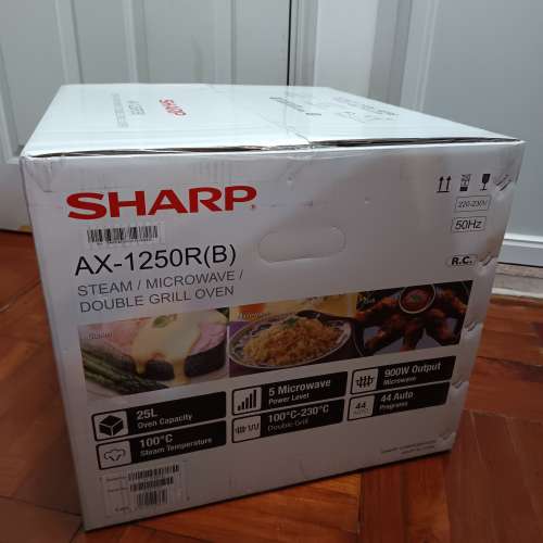 Sharp 聲寶 3 合 1 纖巧25升蒸氣焗爐AX-1250R-B