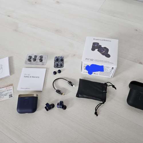 Bowers & Wilkins (B&W) Pi7 S2 In-Ear True Wireless Earbuds, 無線藍芽耳機, Hon...