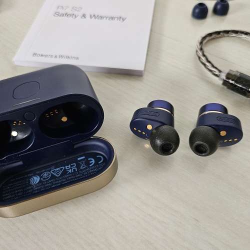 Bowers & Wilkins (B&W) Pi7 S2 In-Ear True Wireless Earbuds, 無線藍芽耳機, Hon...