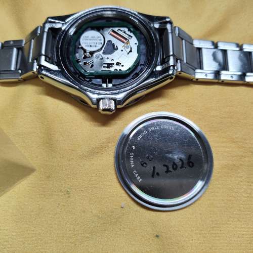 Seiko solar 光動能潛水表（42mm,V158,新换充電池）